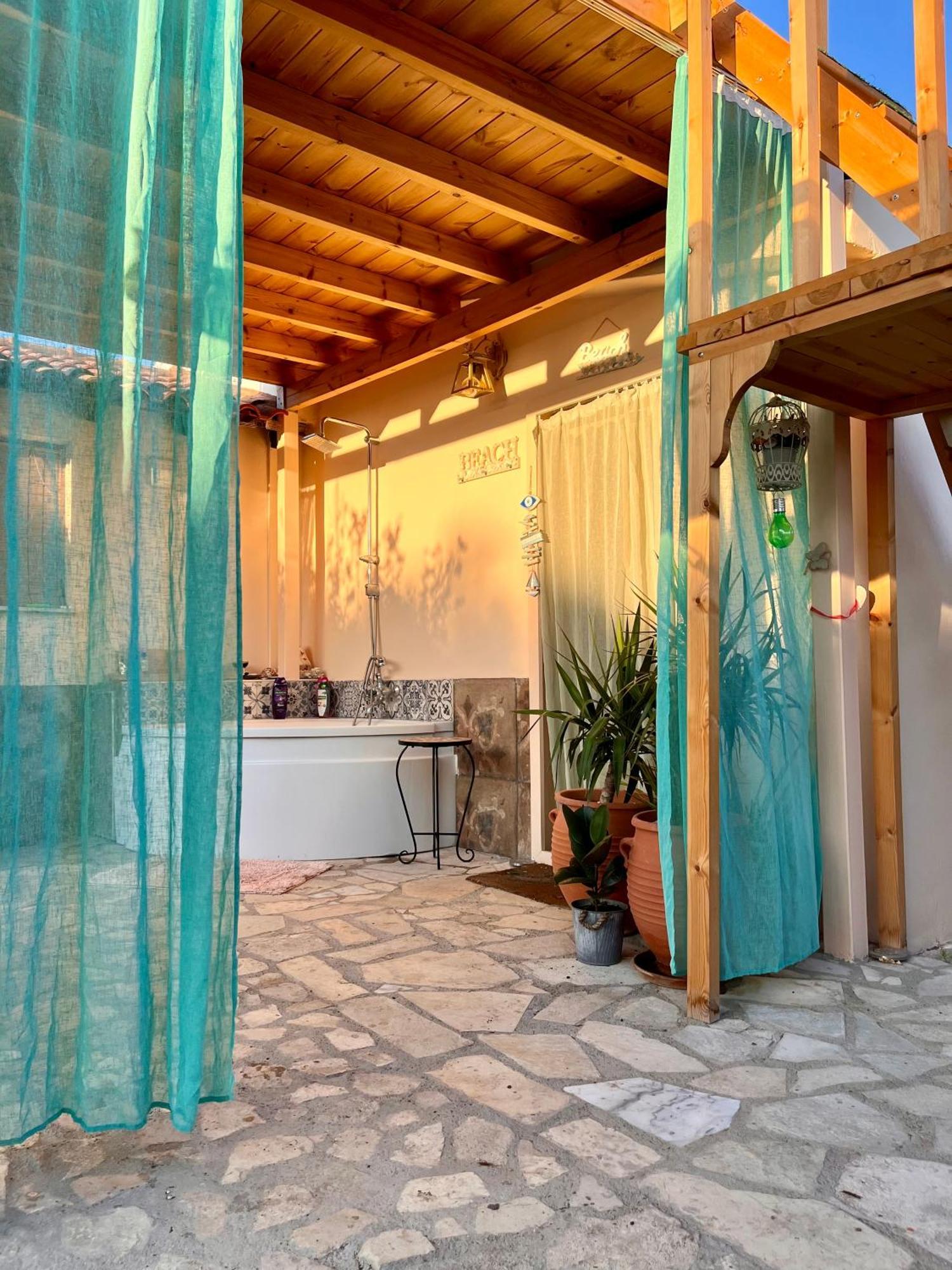 Holiday Oasis With Private Patio And Hammam-Style Bath In Chora-Pithagoreo, Samos Island Villa Питагорио Екстериор снимка