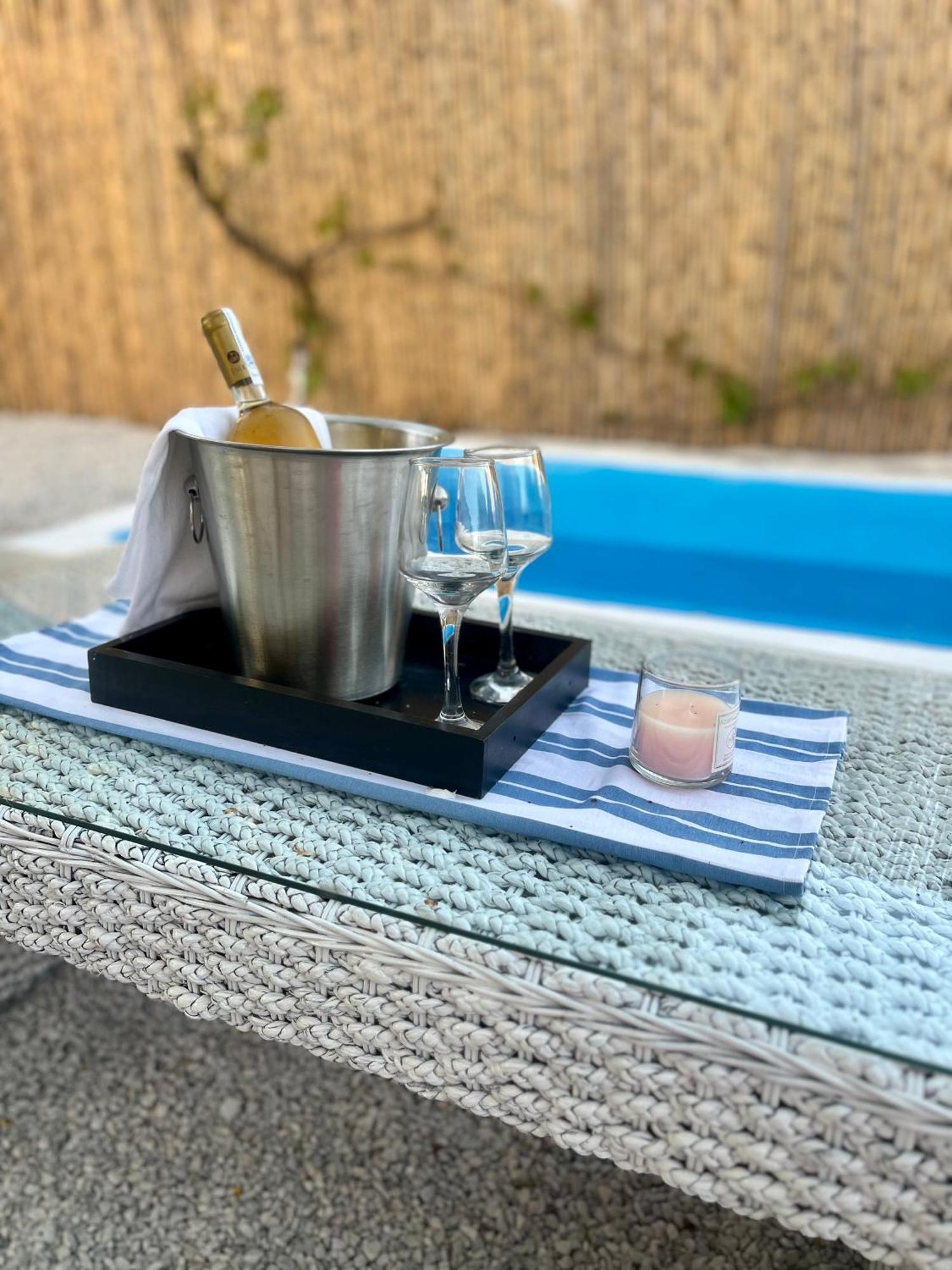 Holiday Oasis With Private Patio And Hammam-Style Bath In Chora-Pithagoreo, Samos Island Villa Питагорио Екстериор снимка